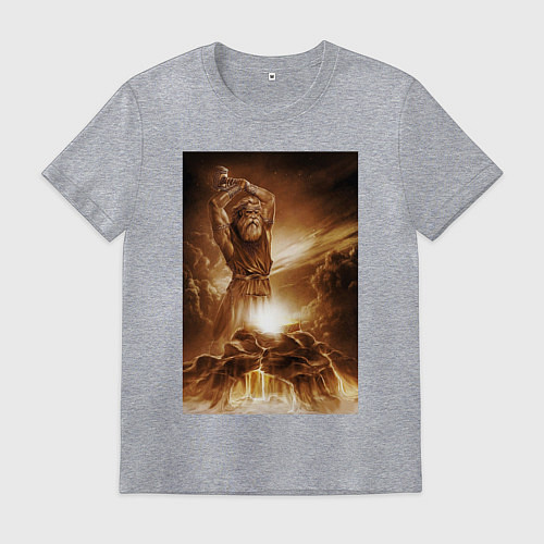 Мужская футболка Сварог - Кузнец / Меланж – фото 1