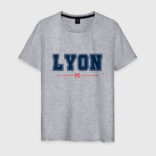Мужская футболка Lyon FC Classic / Меланж – фото 1