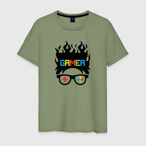Мужская футболка Геймер Gamer / Авокадо – фото 1