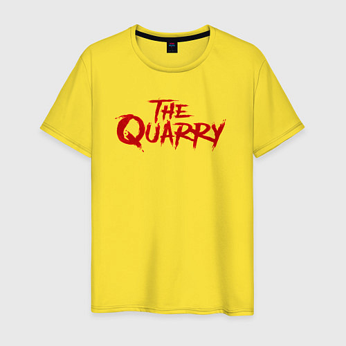 Мужская футболка The Quarry logo / Желтый – фото 1