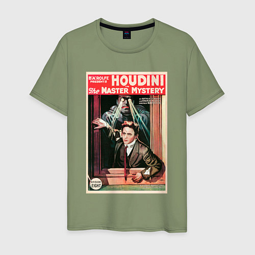 Мужская футболка Poster Harry Houdini Episode Eight / Авокадо – фото 1