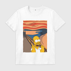 Мужская футболка Гомер Симпсон Крик