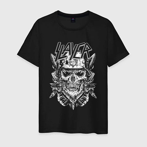 Мужская футболка Slayer, Череп / Черный – фото 1