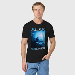 Футболка хлопковая мужская Alan Walker фото, цвет: черный — фото 2