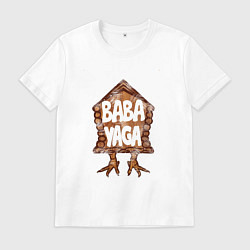 Мужская футболка Baba Yaga надпись