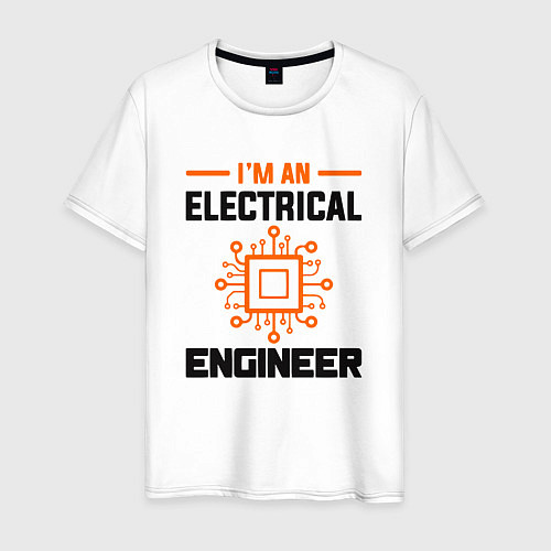 Мужская футболка Я инженер / Белый – фото 1