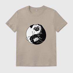 Мужская футболка Собачий Инь Янь