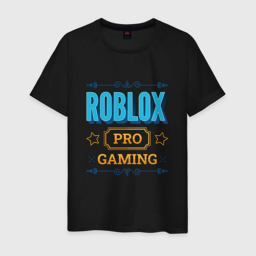 Мужская футболка Игра Roblox PRO Gaming / Черный – фото 1