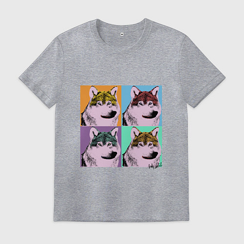 Мужская футболка Andy Wolfol / Меланж – фото 1