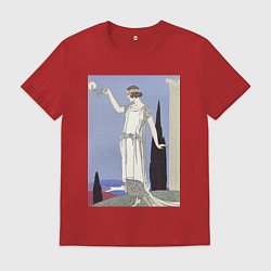 Футболка хлопковая мужская Robe du Soir, de Worth Муза, цвет: красный