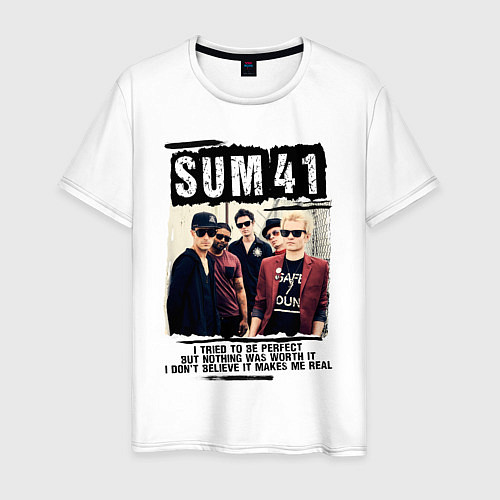 Мужская футболка SUM 41 PIECES / Белый – фото 1