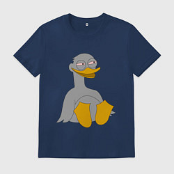 Мужская футболка Два весёлых гуся СЕРЫЙ