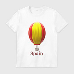 Мужская футболка 3d aerostat Spanish flag