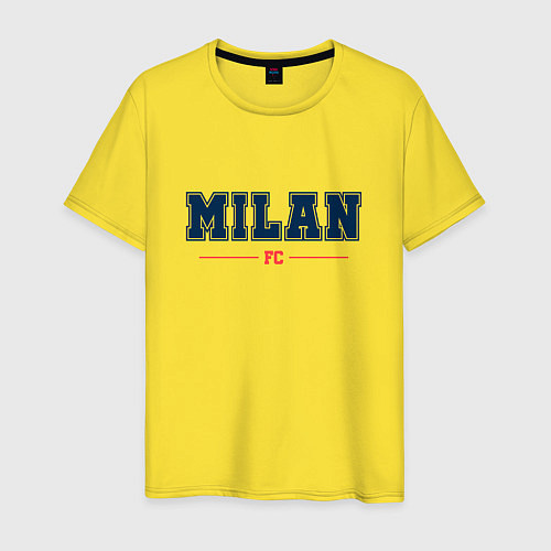 Мужская футболка Milan FC Classic / Желтый – фото 1