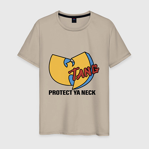 Мужская футболка Wu-Tang - Protect Ya Neck / Миндальный – фото 1