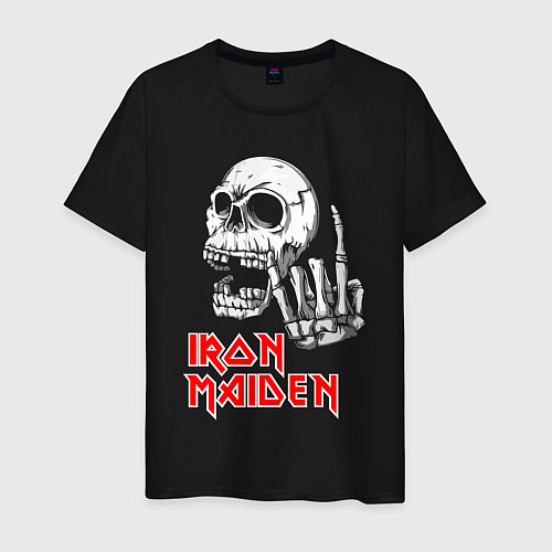 Мужская футболка Iron Maiden, Череп / Черный – фото 1