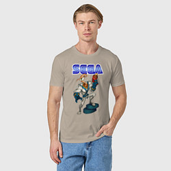 Футболка хлопковая мужская SEGA - Jim, цвет: миндальный — фото 2