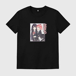 Футболка хлопковая мужская Юи с Юкино OreGairu, цвет: черный