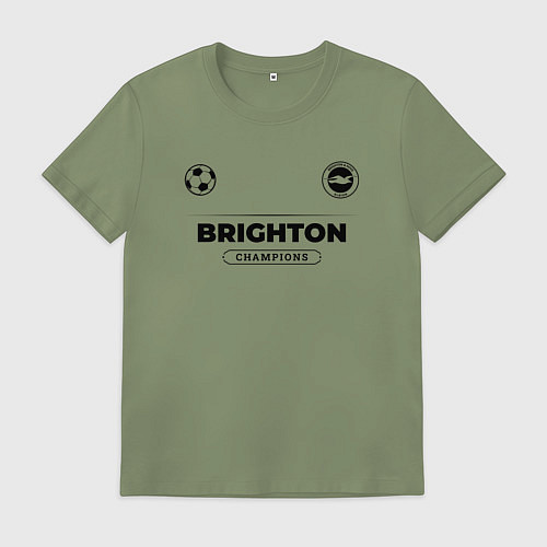 Мужская футболка Brighton Униформа Чемпионов / Авокадо – фото 1