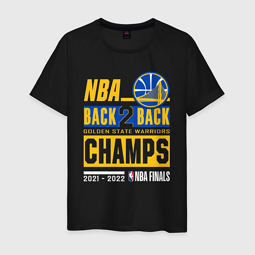 Мужская футболка GOLDEN STATE WARRIORS NBA CHAMPION / Черный – фото 1