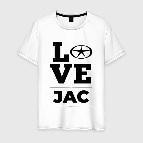 Мужская футболка JAC Love Classic / Белый – фото 1