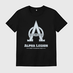 Мужская футболка Альфа легион винтаж лого
