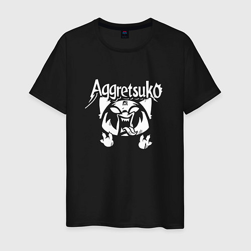 Мужская футболка Аггретсуко арт / Черный – фото 1