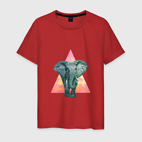 Мужская футболка Elaphant Adventure / Красный – фото 1
