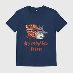 Мужская футболка Мой сосед Тоторо - персонажи