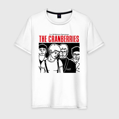 Мужская футболка Sus 50 mejores canciones - The Cranberries / Белый – фото 1