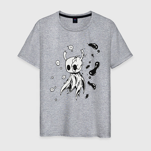 Мужская футболка Hollow Knight game / Меланж – фото 1