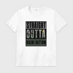 Мужская футболка Straight Outta Bikini Bottom