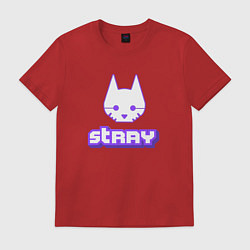 Футболка хлопковая мужская Stray x Twitch, цвет: красный