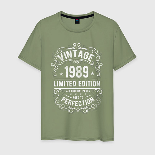 Мужская футболка Винтаж 1989 ограниченный выпуск / Авокадо – фото 1