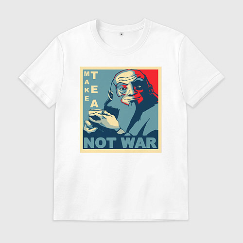 Мужская футболка Make tea, not war / Белый – фото 1