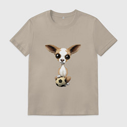 Мужская футболка Футбол - Чихуахуа