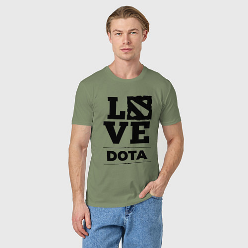 Мужская футболка Dota love classic / Авокадо – фото 3