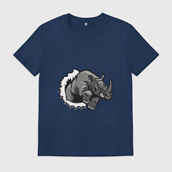 Мужская футболка Внутренний зверь-носорог