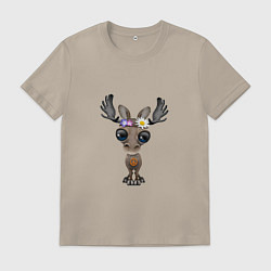 Мужская футболка Мир - Лось