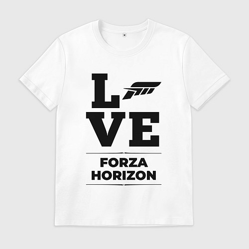Мужская футболка Forza Horizon love classic / Белый – фото 1