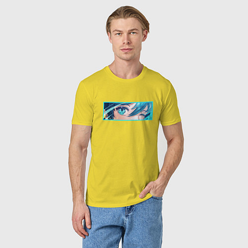 Мужская футболка Венти: Геншин-бокс лого / Желтый – фото 3
