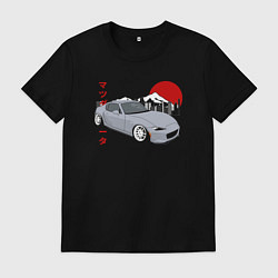 Мужская футболка Mazda MX-5 ND Miata ND Front View JDM Retro