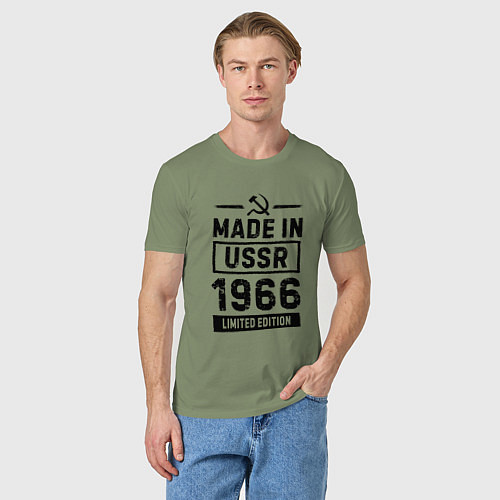Мужская футболка Made in USSR 1966 limited edition / Авокадо – фото 3