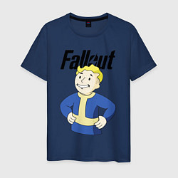 Футболка хлопковая мужская Fallout blondie boy, цвет: тёмно-синий