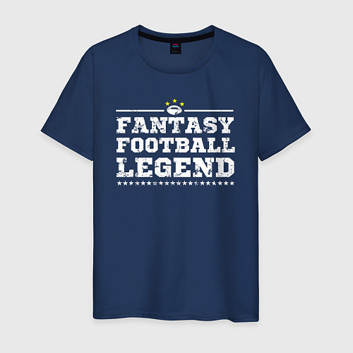 Мужская футболка Fantasy Football Legend / Тёмно-синий – фото 1