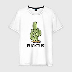 Мужская футболка Fucktus грубый кактус