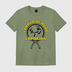 Футболка хлопковая мужская Capoeira Cordao de ouro, цвет: авокадо