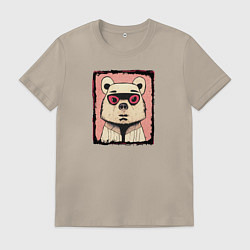 Мужская футболка Милый медведик
