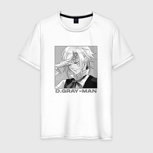 Мужская футболка Задумчивый Аллен - D Gray man / Белый – фото 1