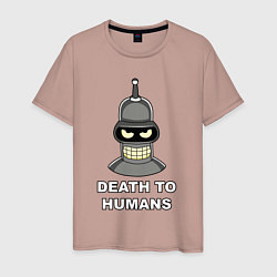 Мужская футболка Bender - death to humans